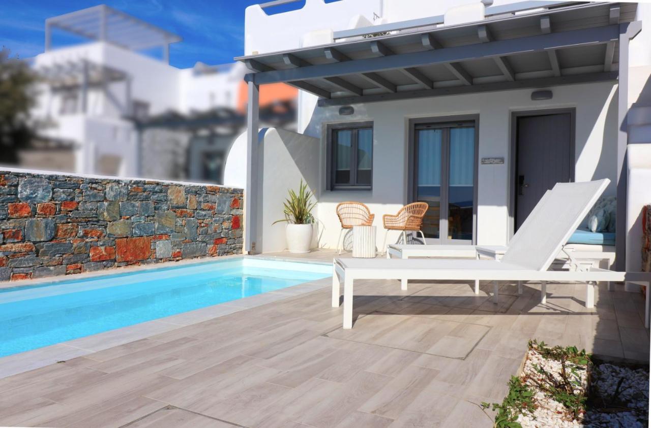 Villa The Nine Graces - Agia Anna - Option With Private Pool Or Hot Tub Exterior foto
